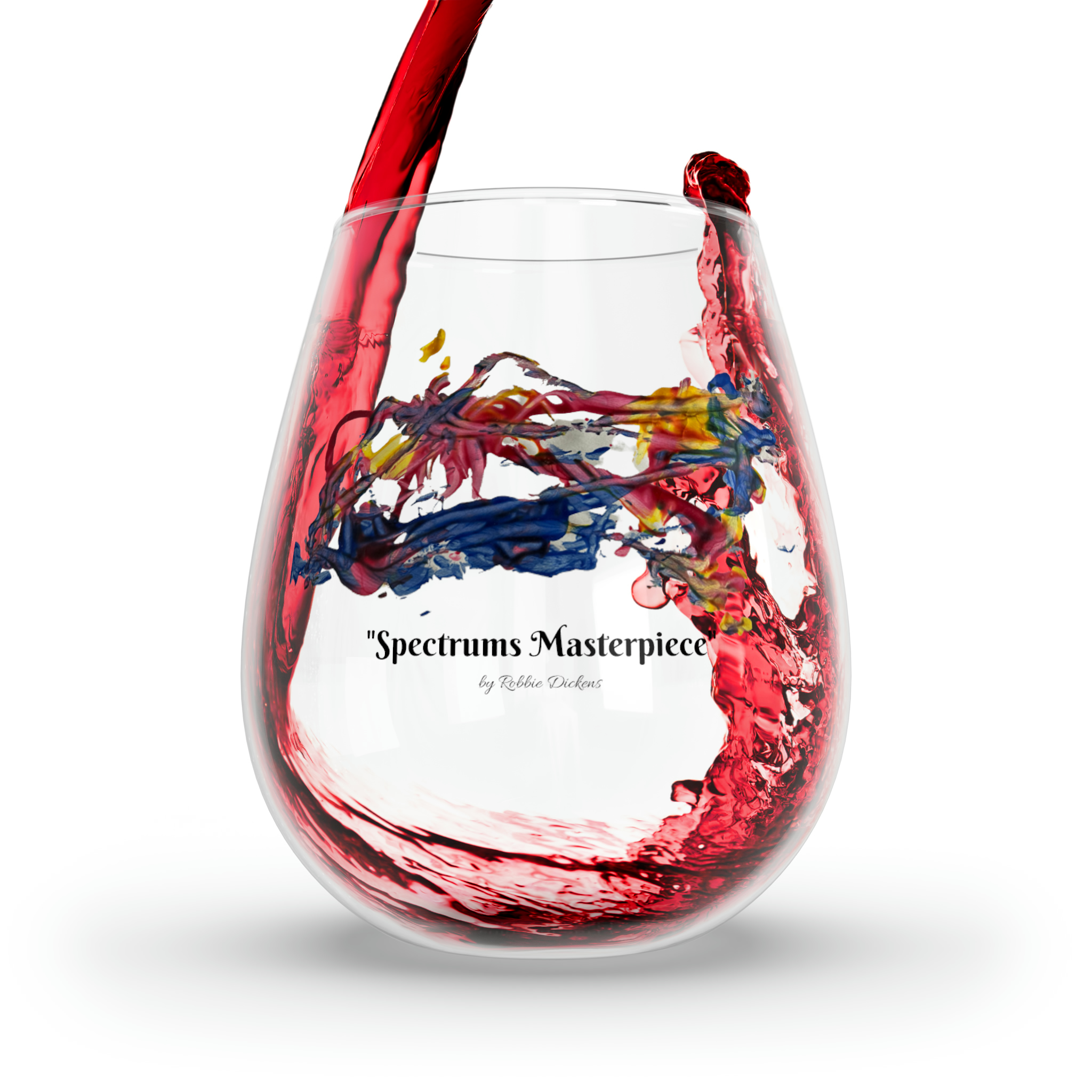 NO STEM Wine Glass by Spectrums Masterpiece